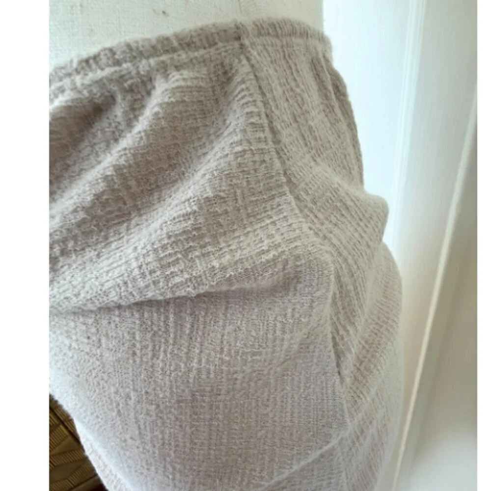 ASOS Cream Textured Twist Mdid Sarong Skirt Size 10